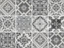 QUEENCE Fliesenaufkleber Mosaik Schwarz-Weiß 12er Set Bild 2