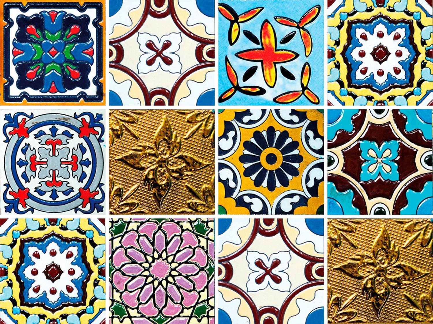 Fliesenaufkleber Mosaik Design