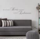 OTTO HOME Wandspruch Grau Selbstklebend Wandtattoo Bild 1