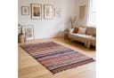 Guru-Shop Flickenteppich Blau-Bunt Streifenmuster Bild 5