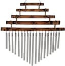 Guru-Shop Windspiel Aluminium Klangspiel Silber Bambus Bild 1