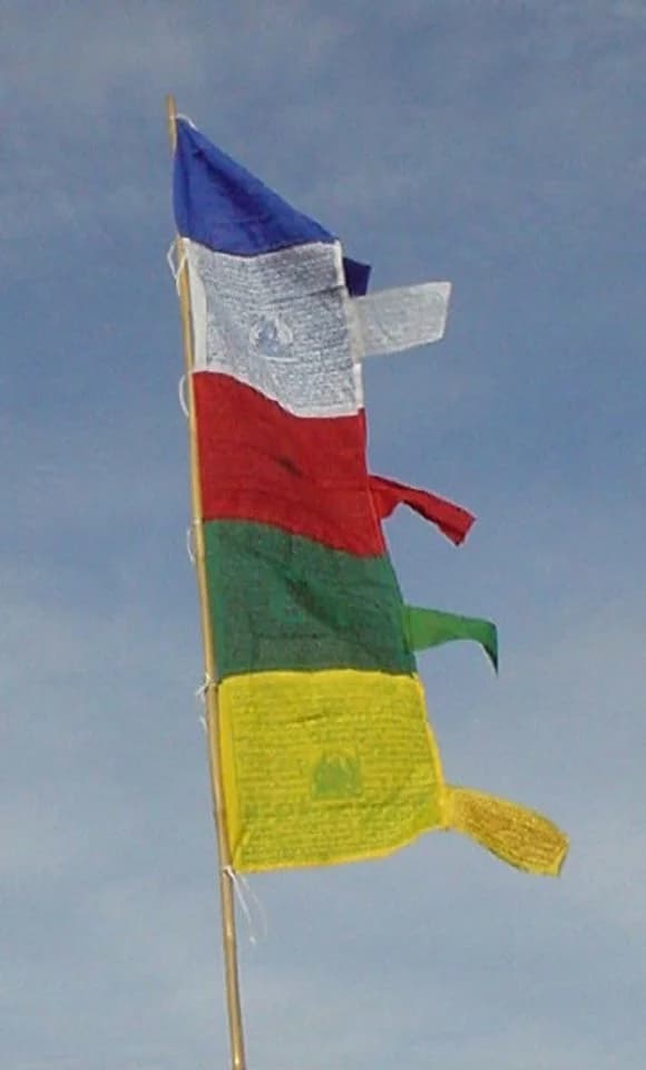 Guru-Shop Wimpelkette Gebetsflagge Tibet Bunt