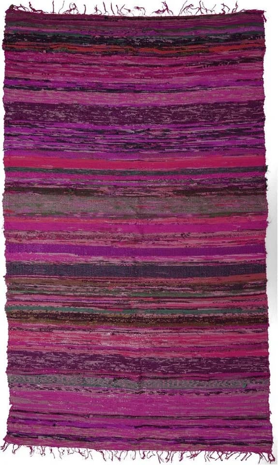 Guru-Shop Flickenteppich Bunt Gestreift 100x160 cm - Bild 2