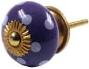 Guru-Shop Keramik Möbelknopf Blau Modell 39 Bild 2