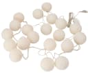 Guru-Shop LED-Lichterkette Stoff Ball 20er Kugel Weiß Bild 2