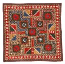Guru-Shop Kissenbezug Orient 40x40 cm Bestickt Braun Bild 1