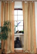 Guru-Shop Boho Vorhänge Orange Ethno-Design Bild 2