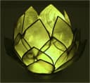Guru-Shop Windlicht Lotus Teelicht Muschel Olivgrün Bild 1