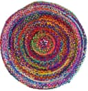 Guru-Shop Runder Flickenteppich Bunt 90 cm Bild 2
