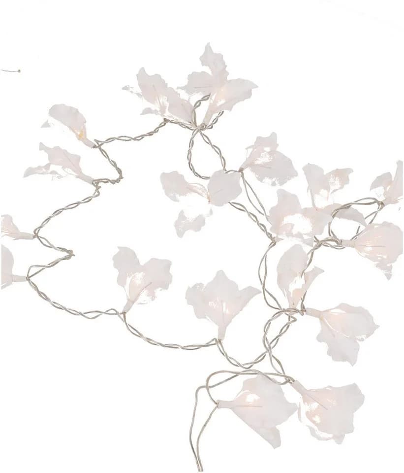 Guru-Shop LED-Lichterkette Exotische Lotusblüten Weiß - Bild 5