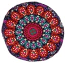 Guru-Shop Meditationskissen Violett Flach Rund 40cm Bild 1