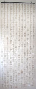 Guru-Shop Exotischer Muschelvorhang aus Capiz mit Metallstange Bild 1