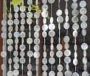 Guru-Shop Exotischer Muschelvorhang aus Capiz mit Metallstange Bild 2