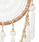 Guru-Shop Traumfänger Boho 32 cm weiß mit Puscheln Bild 3