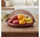 Guru-Shop Fliegenschutz Obstkorb Dekoschale Rattan Braun Bild 1