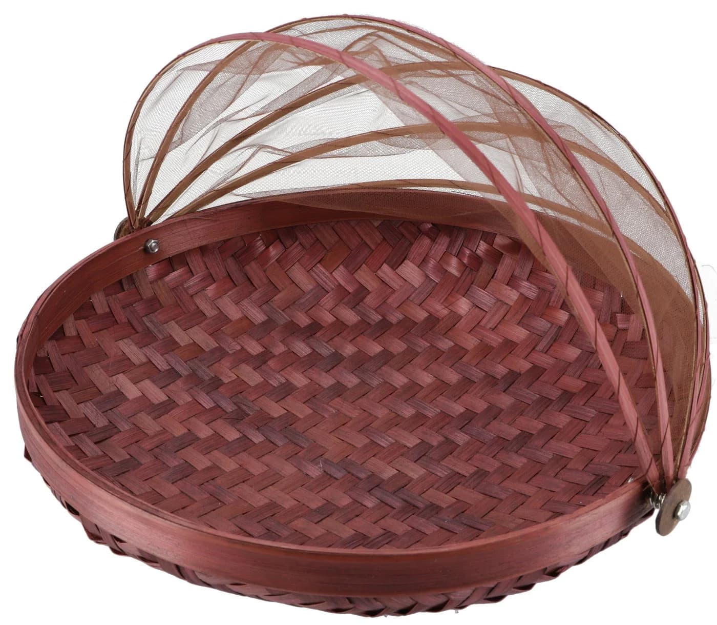 Guru-Shop Fliegenschutz Obstkorb Dekoschale Rattan Braun - Bild 2