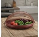 Guru-Shop Fliegenschutz Obstkorb Dekoschale Rattan Braun Bild 4