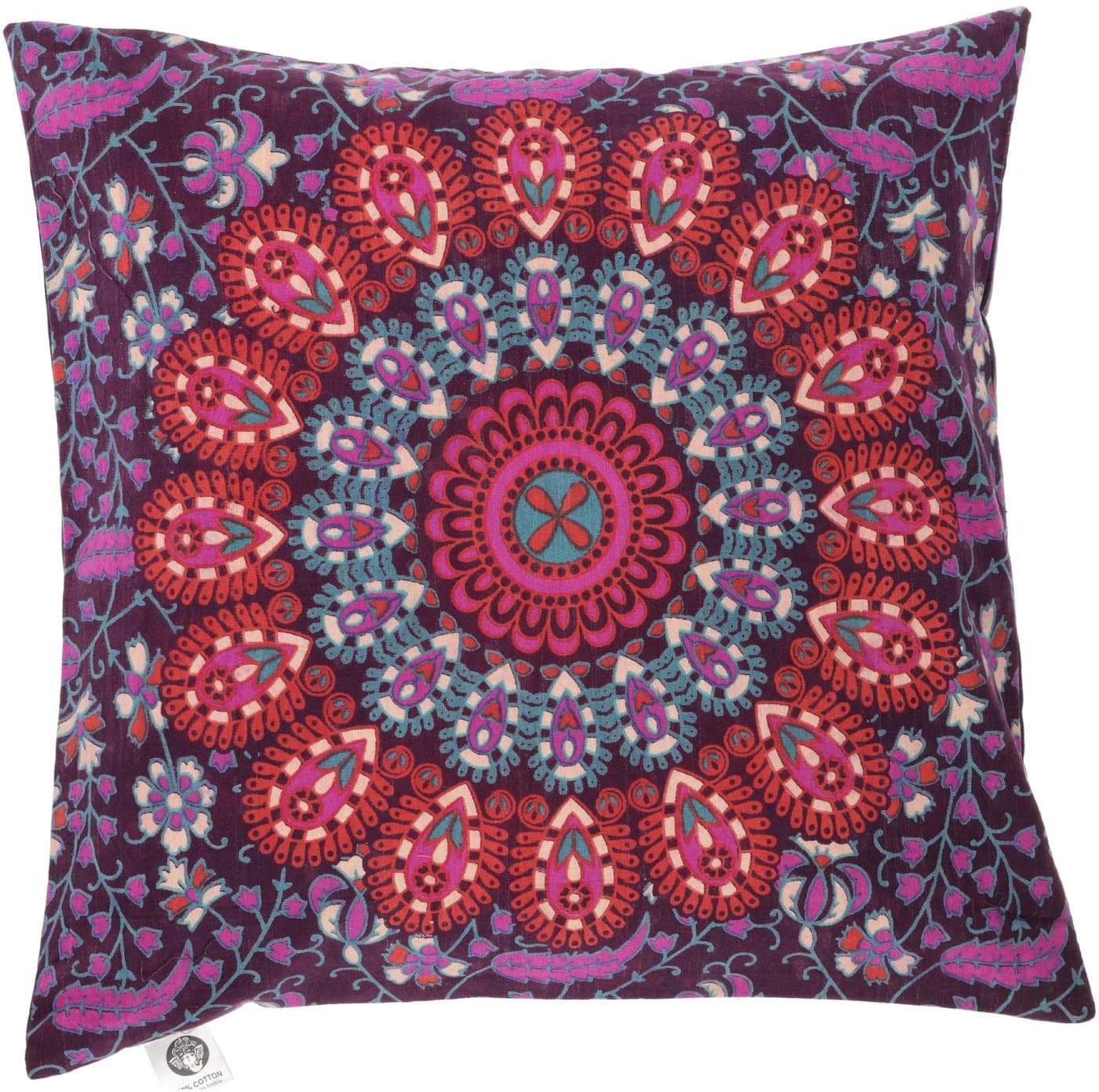 Guru-Shop Boho Kissenhülle Mandala bedruckt Baumwolle - Bild 2