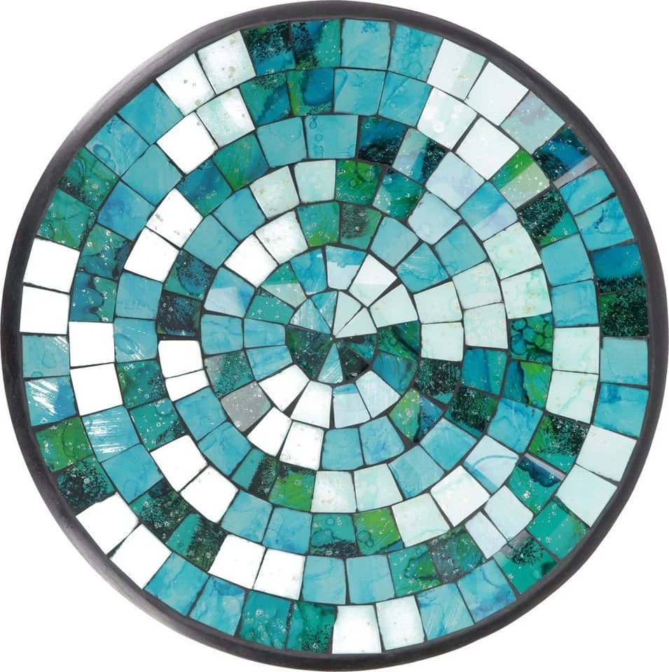 Guru-Shop Dekoschale Runde Mosaikschale Bunt