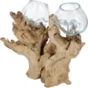 Guru-Shop Exotische Wurzelholz Vase Bild 3