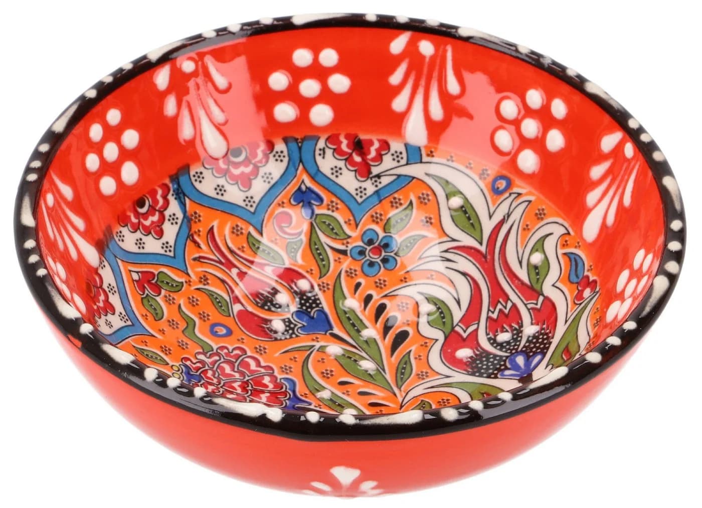 Guru-Shop Dekoschale Orientalische Keramikschüssel Handbemalt Ø 12 cm - Bild 2