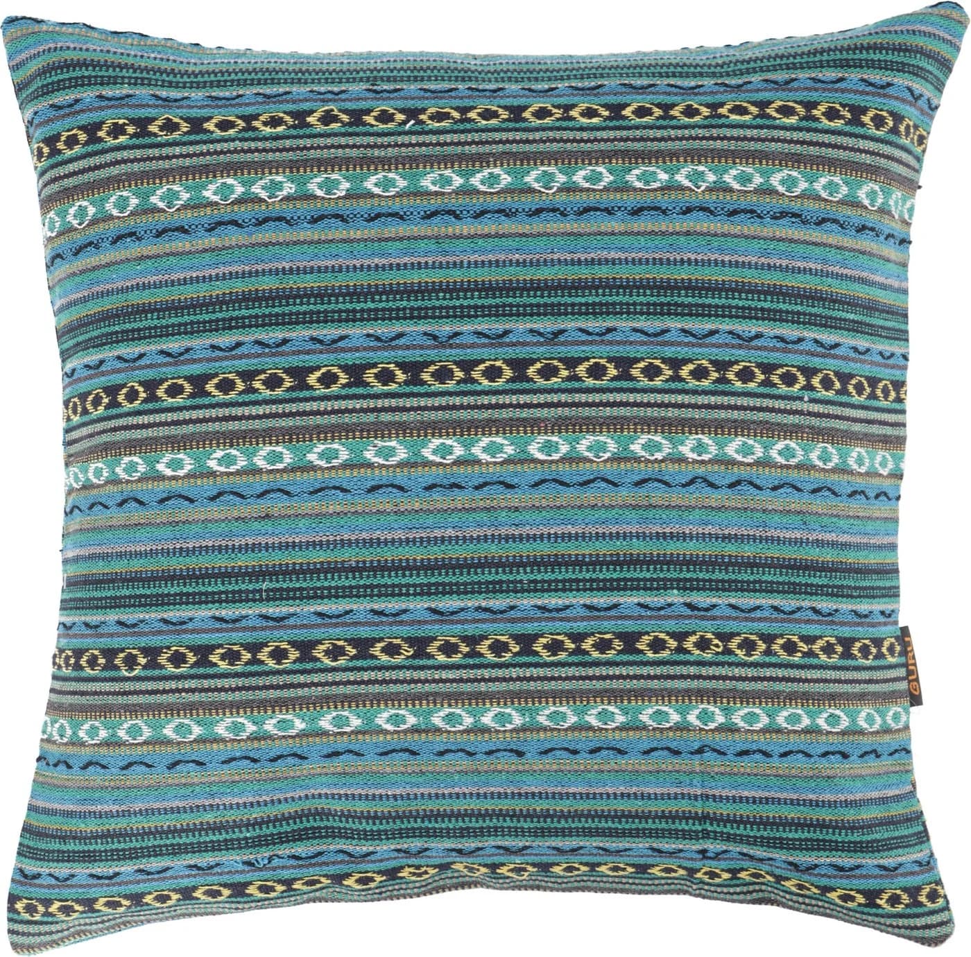 Guru-Shop Kissenbezug Boho Style Türkis 50x50 cm Baumwolle - Bild 2