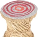Guru-Shop Meditationskissen Filz Stuhlauflage grau/rot Bild 3