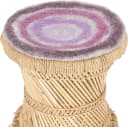 Guru-Shop Meditationskissen Filz Stuhlauflage grau/violett Bild 3