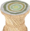 Guru-Shop Meditationskissen Filz Stuhlauflage Boho grau/grün Bild 3