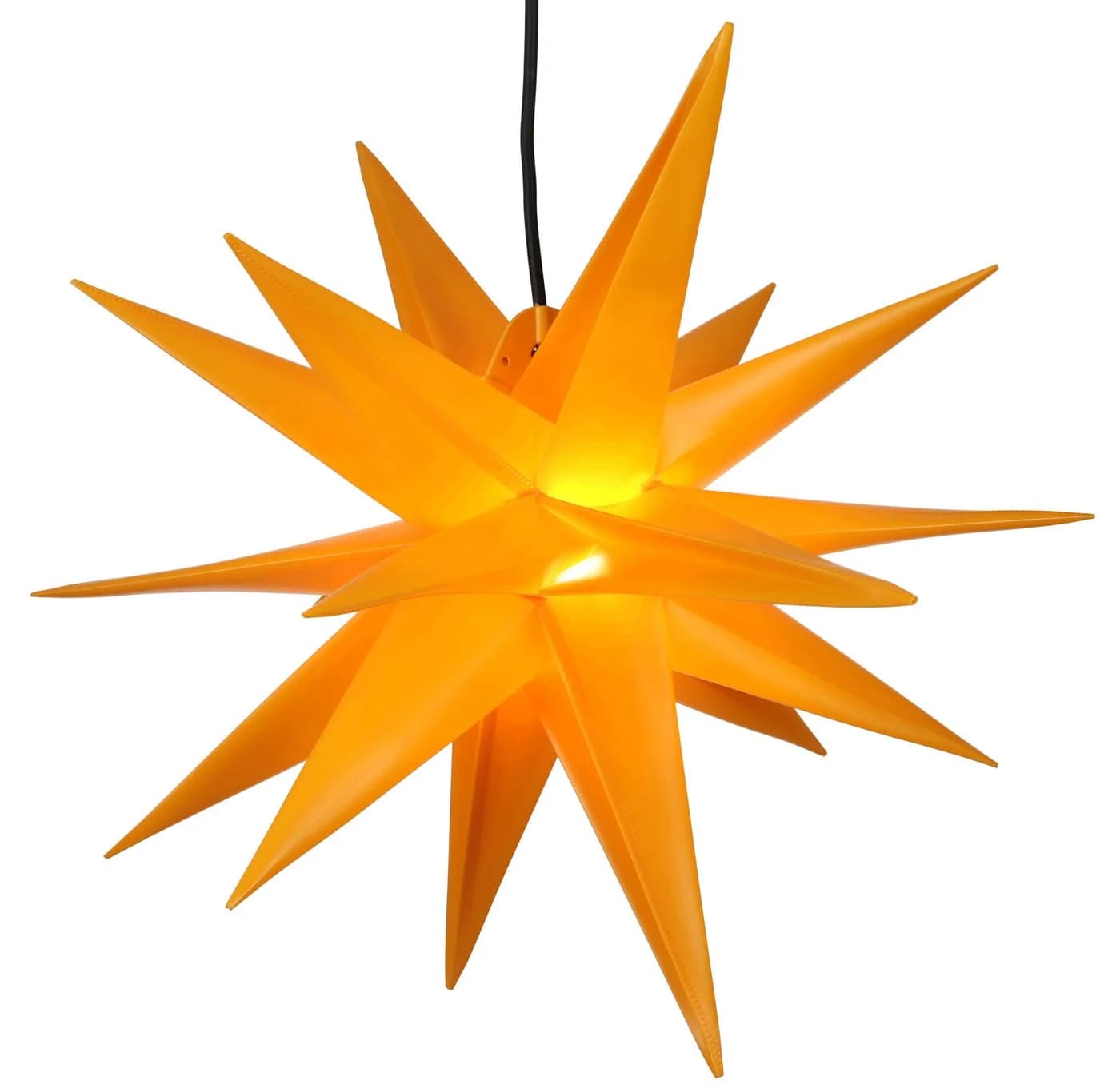 Guru-Shop LED-Stern für außen 3D Außenstern Kaspar, Weihnachtsstern, Leuchtmittel inklusive