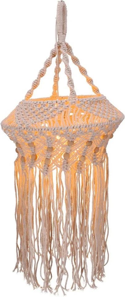 Guru-Shop Deckenlampe Makramee Bali Handgefertigt - Bild 2