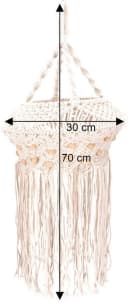 Guru-Shop Deckenlampe Makramee Bali Handgefertigt Bild 4