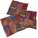 Guru-Shop Kissenhülle Patchwork Boho Orange Bunt Bild 4
