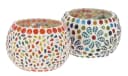 Guru-Shop Windlicht 2 handgearbeitete Glas Mosaik Windlichter Bild 2