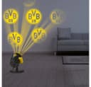 BVB LED Motivstrahler Schwarz Wetterfest BVB-Logo Projektion Bild 5