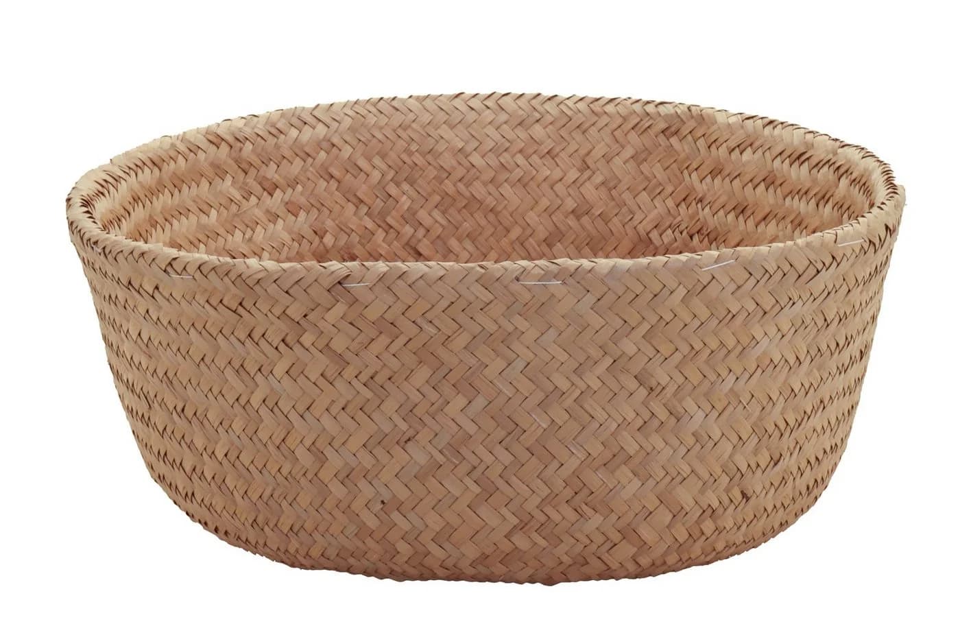 tegawo Aufbewahrungskorb aus Seegras faltbar Pflanzkorb beige - Bild 3