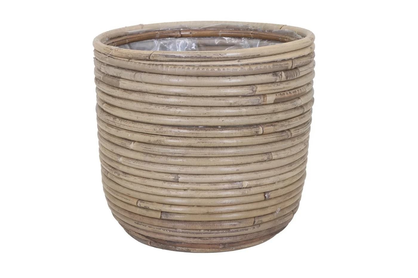 tegawo Übertopf aus Naturrattan Klassisch Rund - Bild 2