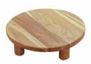 tegawo Blumenhocker FSC Teakholz rustikal Bild 1