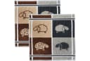 Kracht Geschirrtuch "Schafe" 2er-Pack Baumwolle Motiv Bild 2