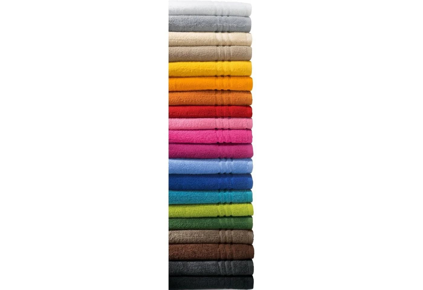 REDBEST Seiftuch 2er-Pack Frottier Uni Grau