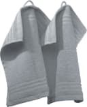 REDBEST Seiftuch 2er-Pack Frottier Uni Grau Bild 2