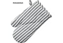 REDBEST Topflappen Wende-Ofenhandschuh Grau Streifen Design Bild 3