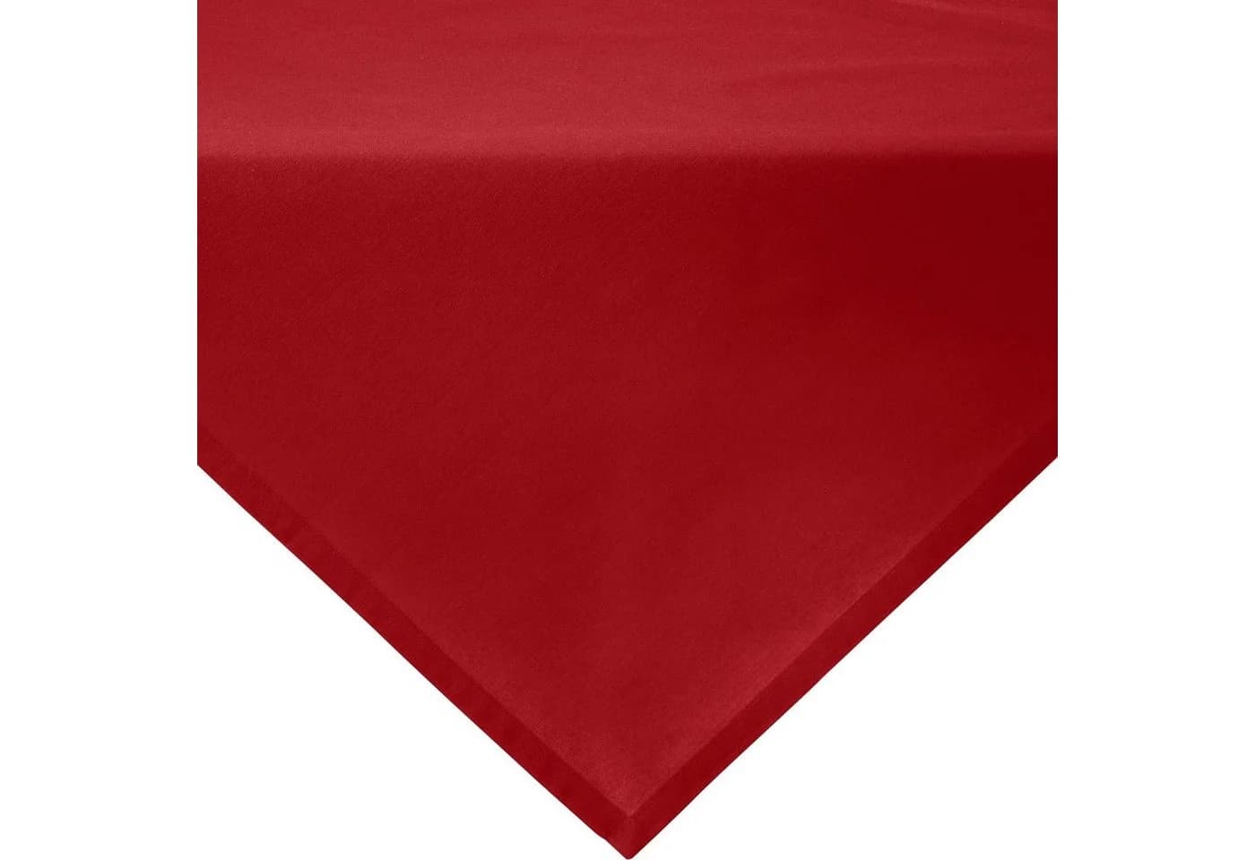 REDBEST Mitteldecke Seattle Baumwolle Uni Rot - Bild 2