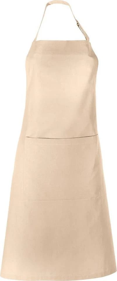REDBEST Kochschürze "Seattle" Uni Baumwolle Beige - Bild 2