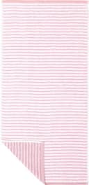Erwin Müller Handtuch "Konstanz" Jacquard Walk-Frottier Streifen Rosa Bild 2