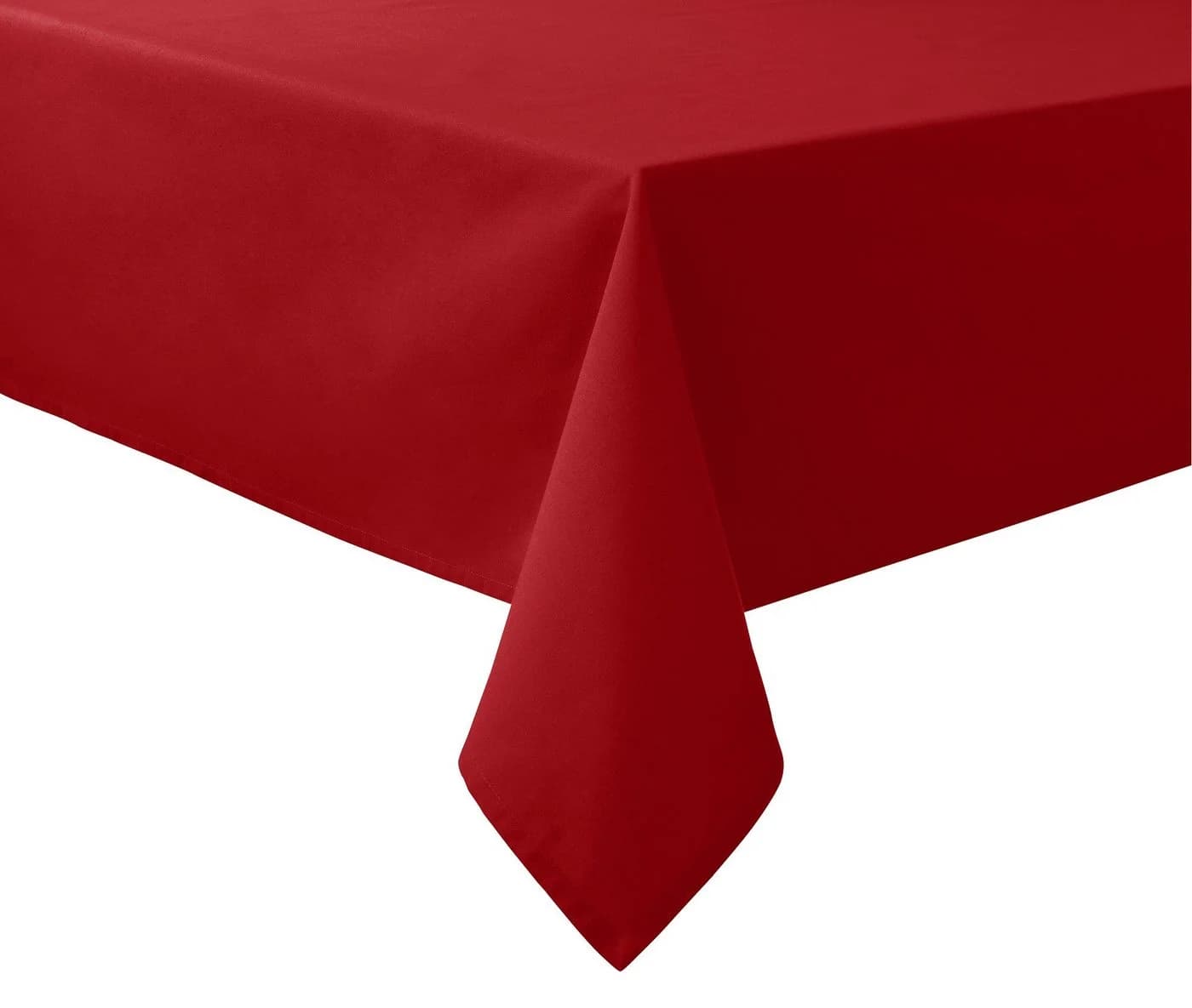REDBEST Tischdecke "Seattle" Baumwolle Uni Rot - Bild 2