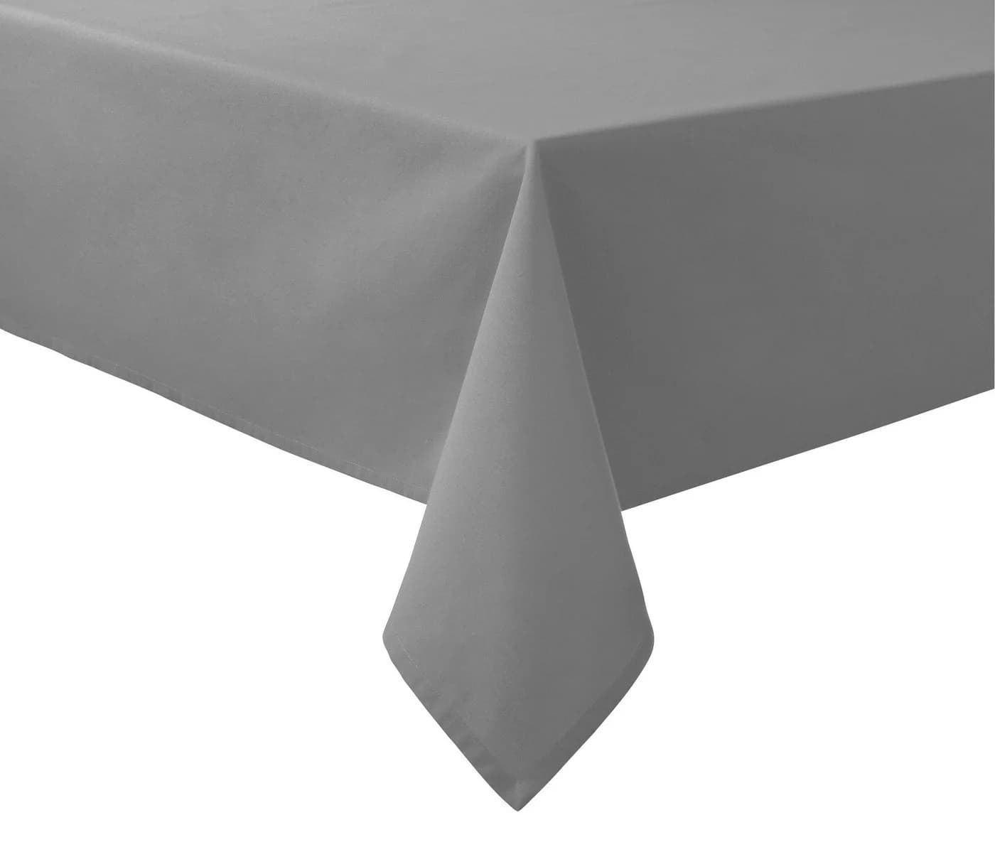 REDBEST Tischdecke "Seattle" Grau 100% Baumwolle Uni - Bild 2