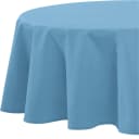REDBEST Tischdecke Seattle hellblau 100% Baumwolle Uni Bild 2