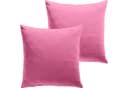 REDBEST Kissenbezug San Francisco 2er-Pack Rosa Single-Jersey Uni Bild 2