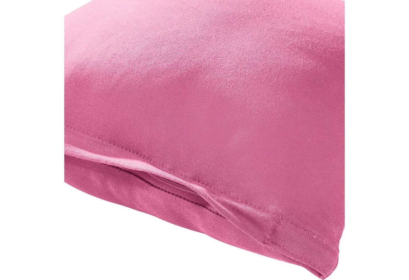 REDBEST Kissenbezug San Francisco 2er-Pack Rosa Single-Jersey Uni - Bild 5